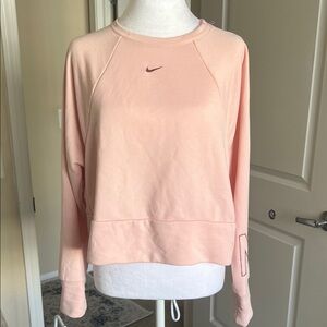 Nike Women's Light Pink Sweatshirt